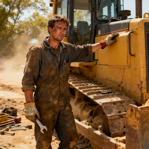 Машинист бульдозера