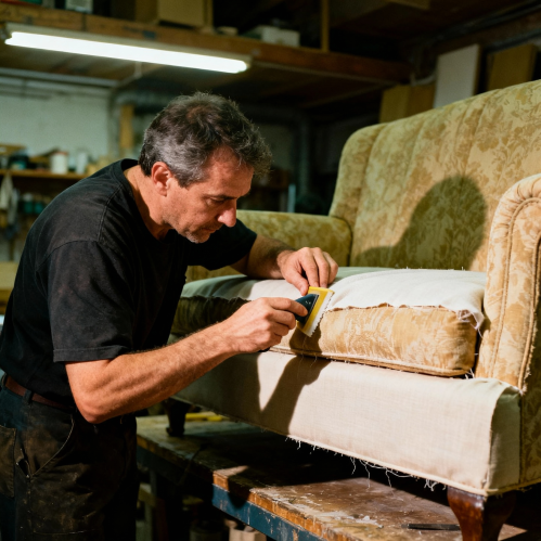 Обойщик мебели