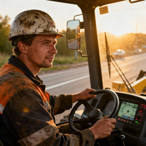 Машинист автогрейдера