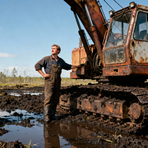 Машинист торфодобывающего экскаватора