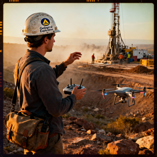 Оператор БПЛА для разведки месторождений