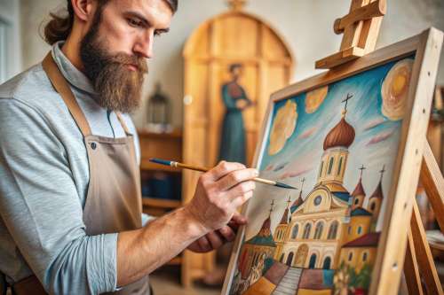 Преподаватель иконописного искусства