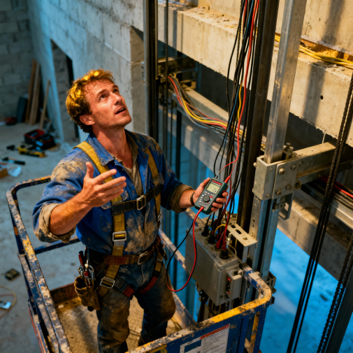 Монтажник электрических подъёмников (лифтов)