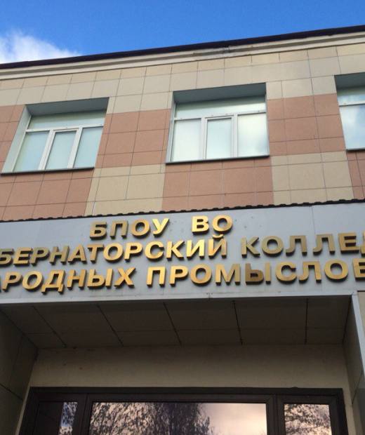 Губернаторский колледж народных промыслов