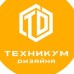 Логотип Техникум дизайна и информационных технологий